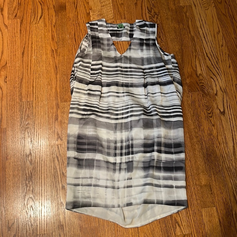 Full Circle Woman’s Black Striped Dress Size 8/XS